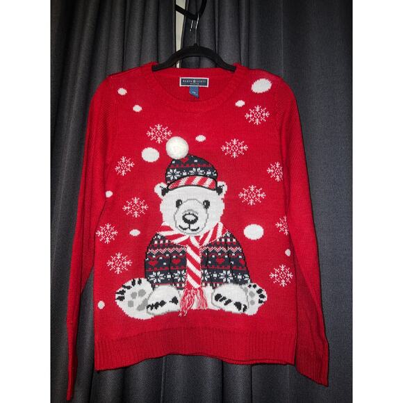 Ugly Christmas Sweater Xmas Size Medium Petite - Picture 1 of 3